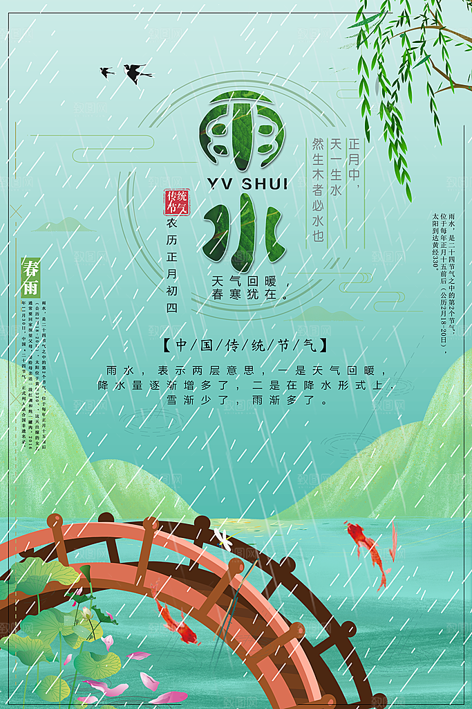 传统二十四节气雨水