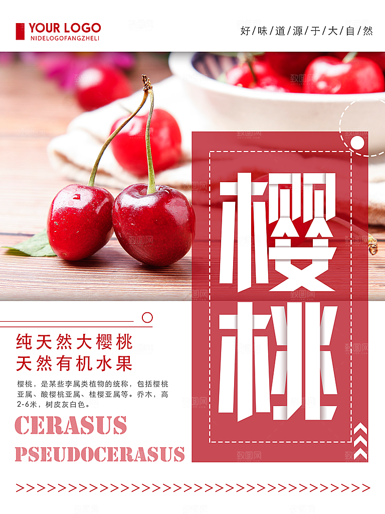 纯天然大樱桃海报