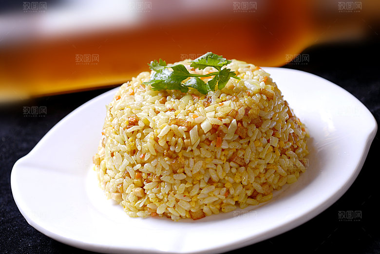 炒饭-南洋咖喱炒饭高清图片设计素材