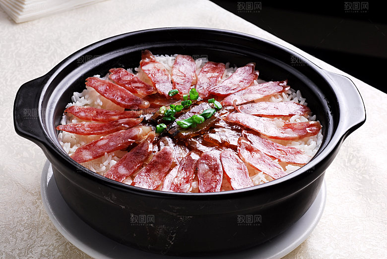 腊味煲仔饭图片设计素材