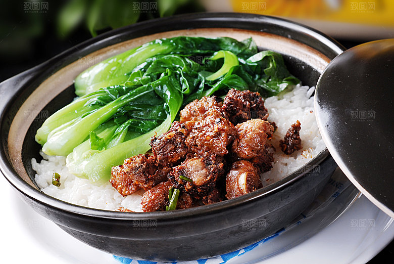 排骨煲仔饭高清图片设计素材