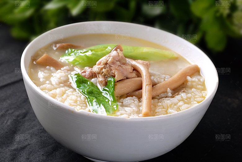 小吃-鸡汤饭高清图片设计素材