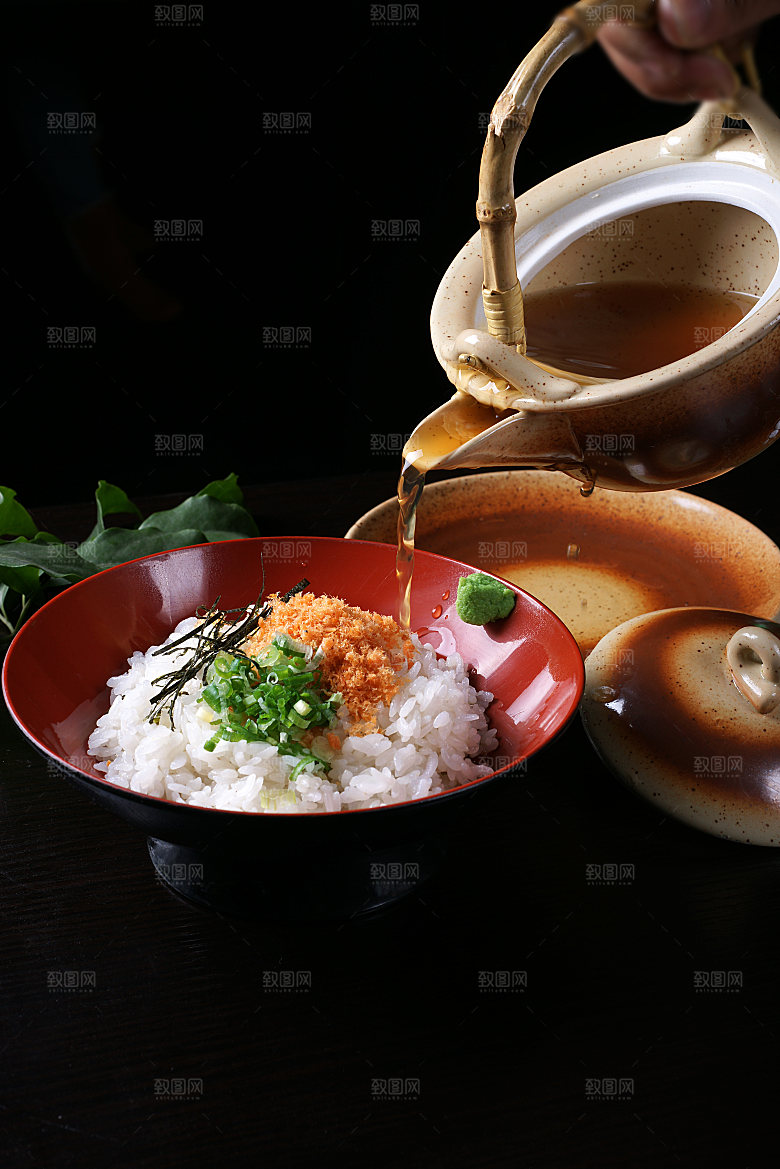 御食-茶泡饭高清图片设计素材