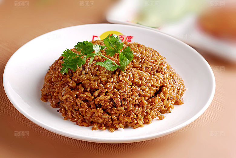 主食-酱油炒饭高清图片设计素材