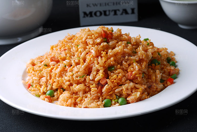 主食---盐菜炒饭高清图片设计素材