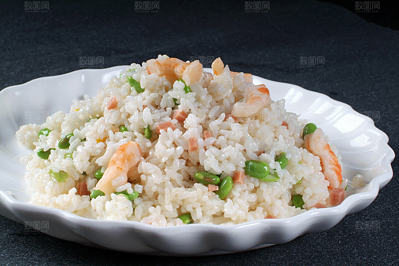 主食-扬州炒饭高清图片设计素材