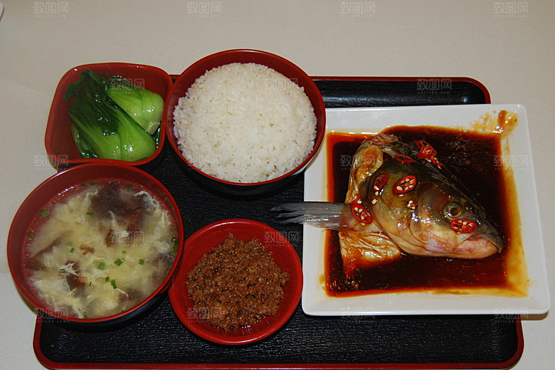 鱼头套餐高清图片设计素材