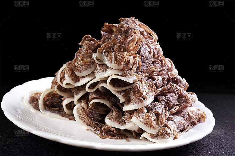 肥牛特色-牛百叶高清图片设计素材