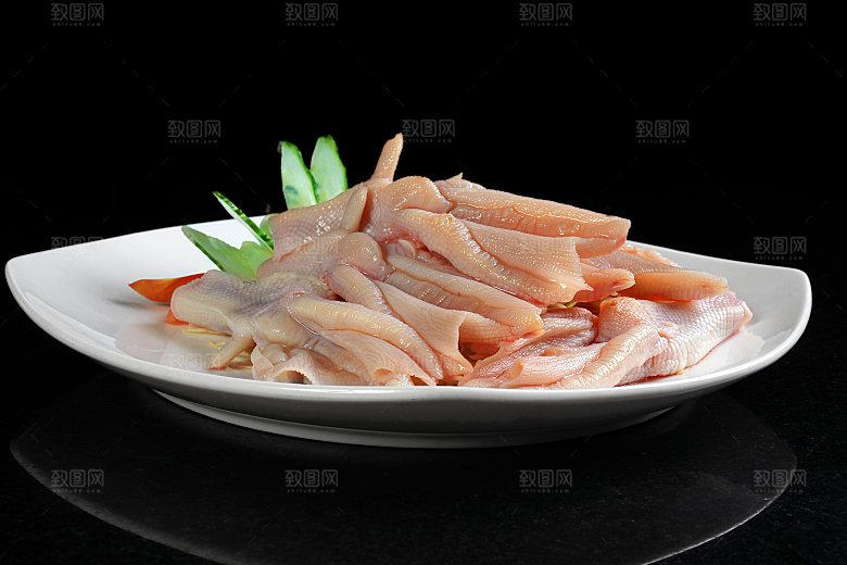 荤-去骨鸭掌高清图片设计素材