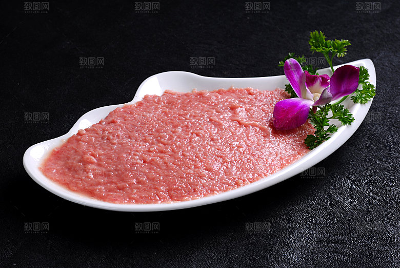 荤菜类-肥牛滑高清图片设计素材