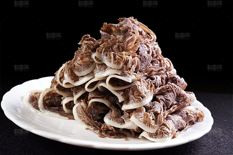 特色牛百叶高清图片设计素材