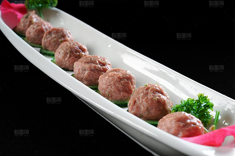 丸类牛肉丸高清图片设计素材