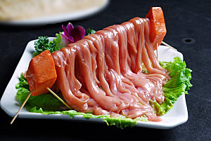 特色菜-飘香鲜鸭肠高清图片设计素材