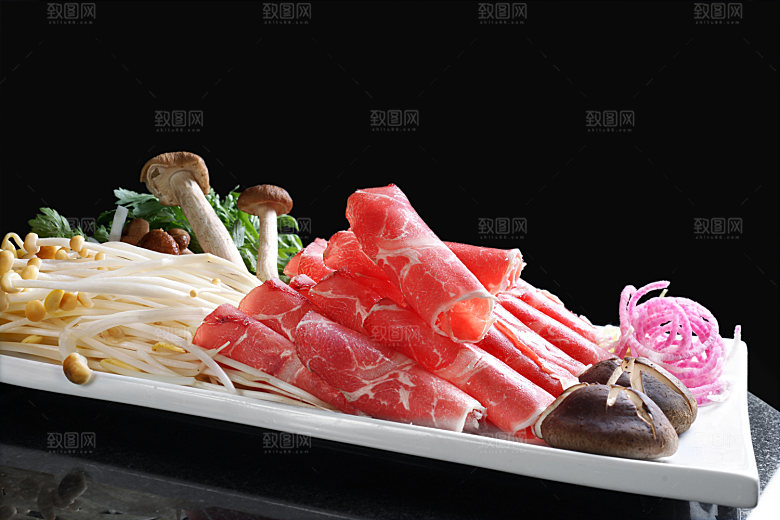 肥牛羊肉肥牛踏青高清图片设计素材