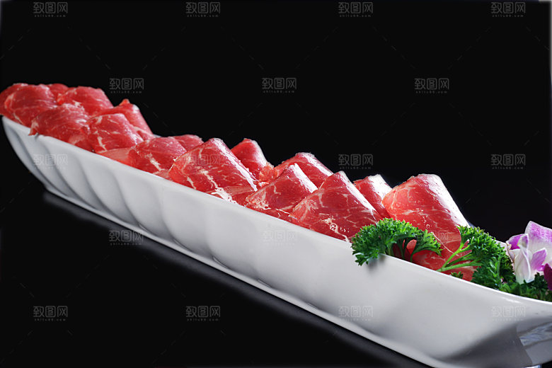 肥牛羊肉雪花肥牛高清图片设计素材