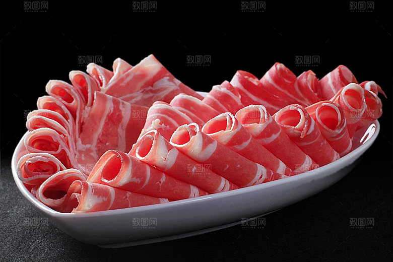 牛水晶肥牛高清图片设计素材
