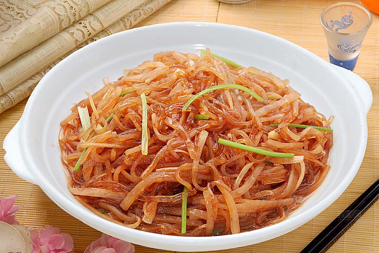 萝卜丝炒粉丝高清图片设计素材