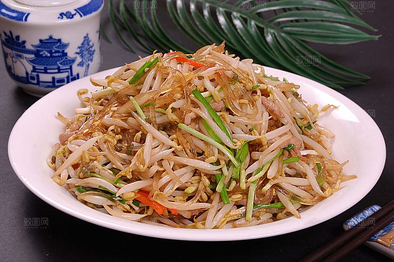 肉丝豆芽粉高清图片设计素材