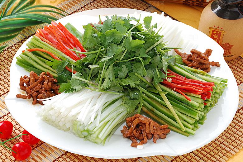 肉丝老虎菜高清图片设计素材