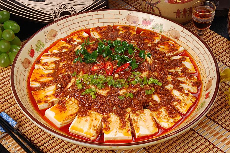 肉碎豆花鱼籽酱高清图片设计素材