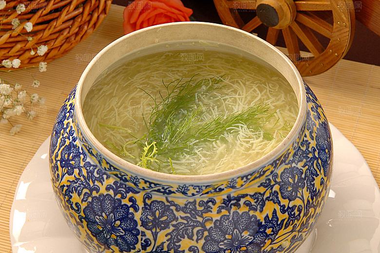 三鲜开胃豆花羹高清图片设计素材