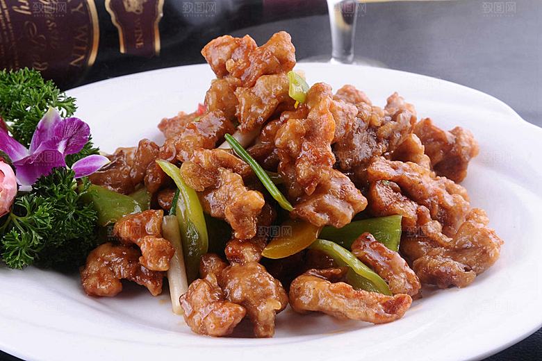 焦溜肉段高清图片设计素材