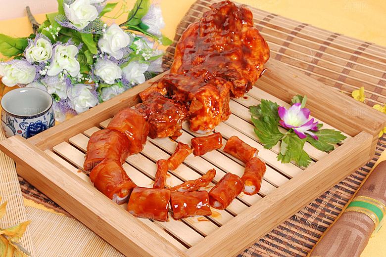 盘龙牛尾高清图片设计素材