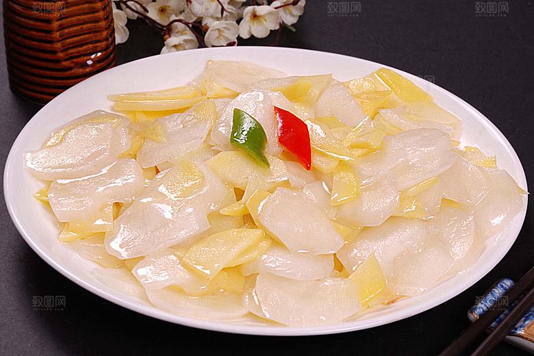 老黄瓜炒土豆片高清图片设计素材