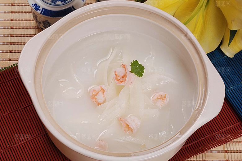 老黄瓜虾仁汤高清图片设计素材