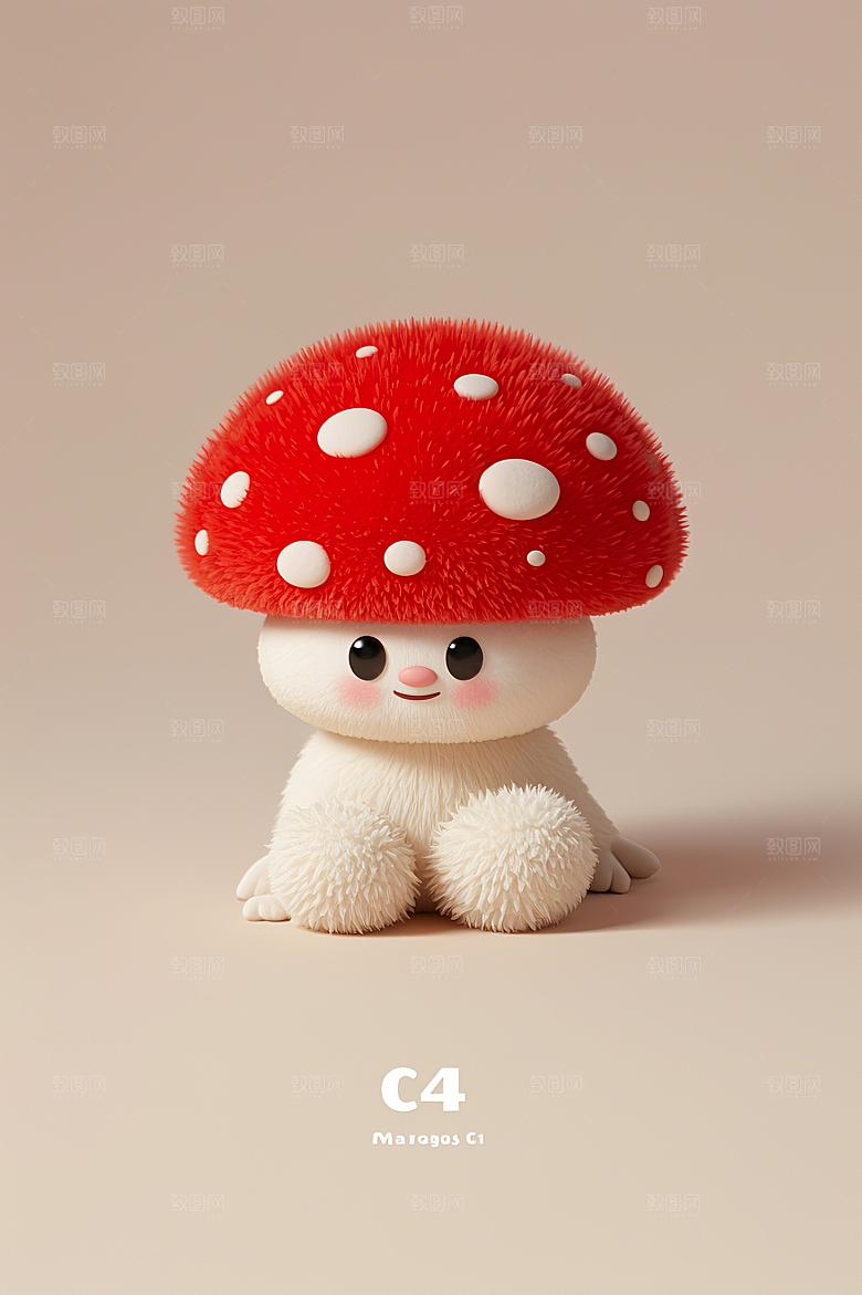 可爱的蘑菇图片素材