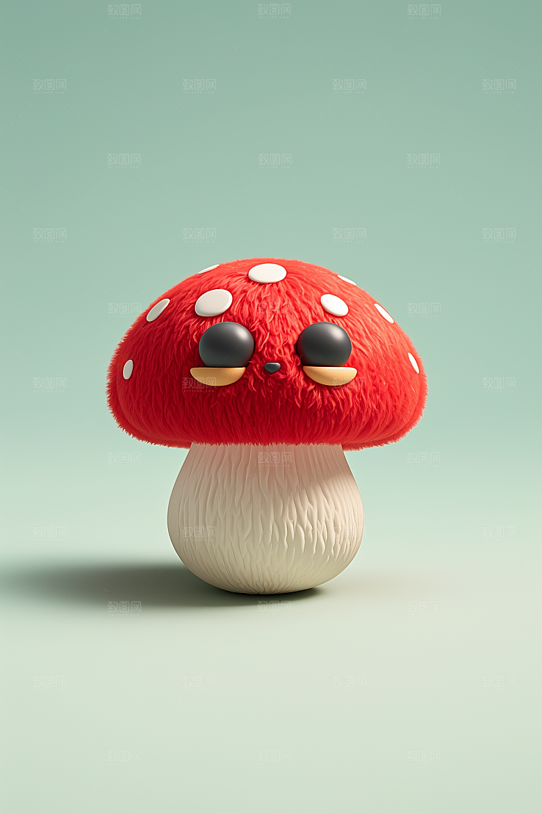 可爱的蘑菇图片素材