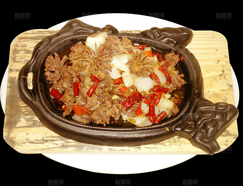 铁板鸡杂高清图片设计素材
