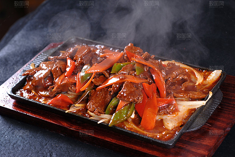 铁板-铁板牛肉高清图片设计素材