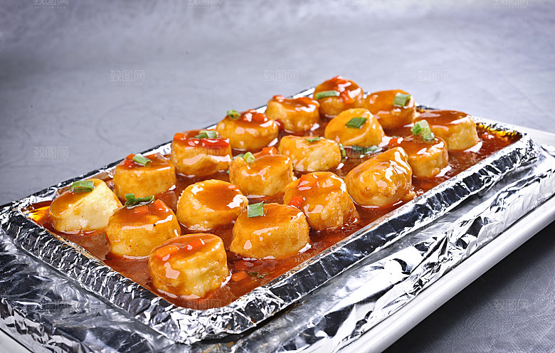 铁板日本豆腐高清图片设计素材