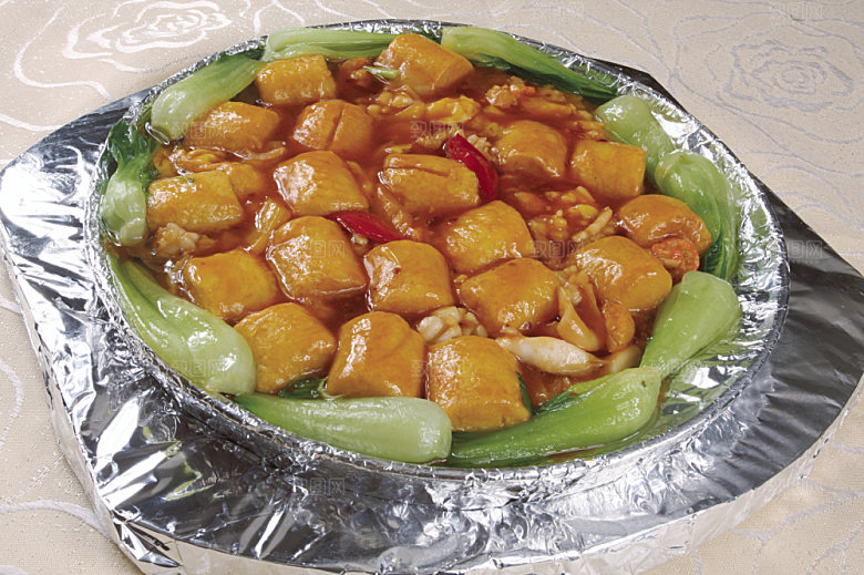 铁板玉子豆腐高清图片设计素材