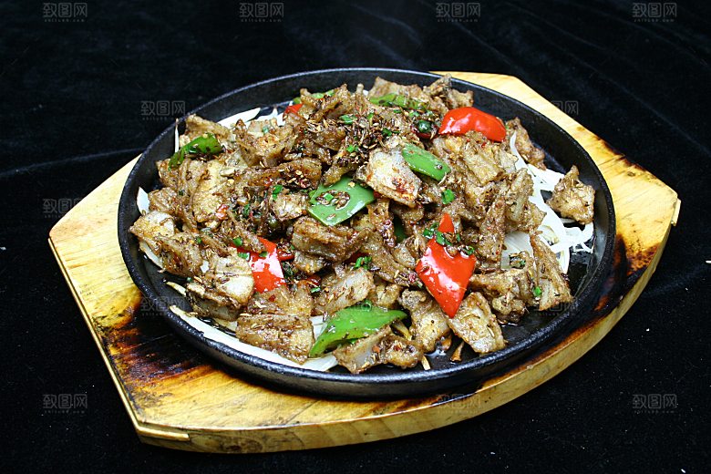 铁板鸡脆骨高清图片设计素材