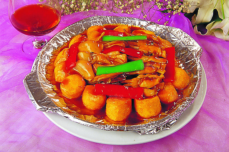 铁板日式海鲜豆腐高清图片设计素材