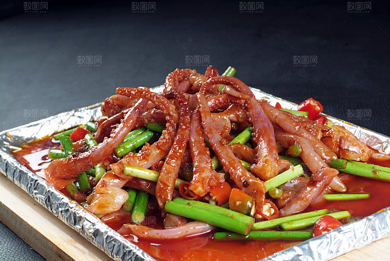 -铁板鱿鱼须)高清图片设计素材