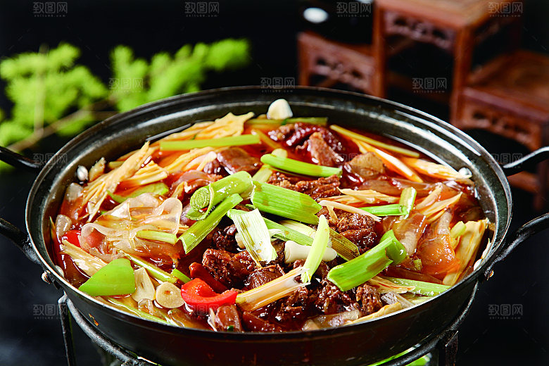 粉皮煮土鸡 (2)高清图片设计素材