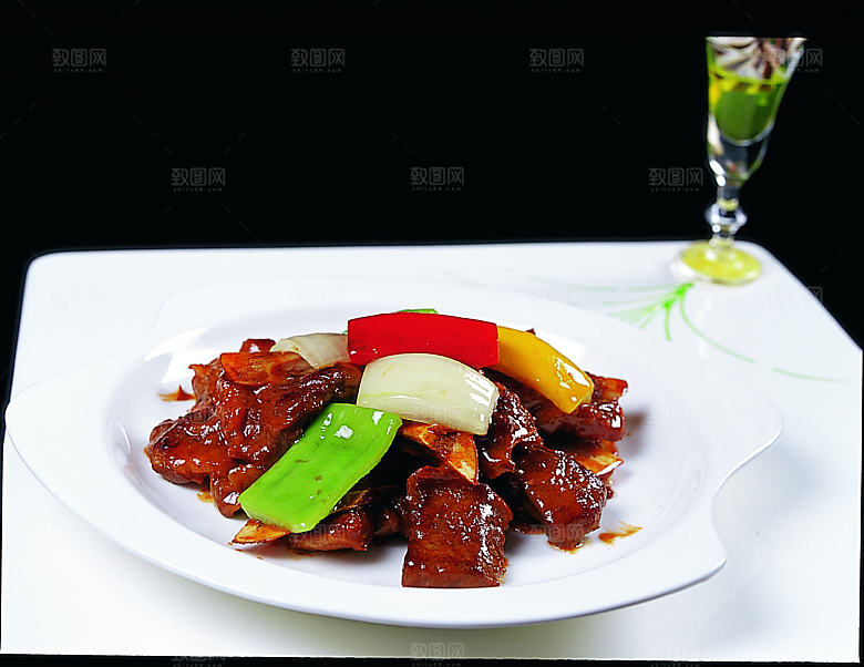 铁板黑椒牛仔骨68例高清图片设计素材