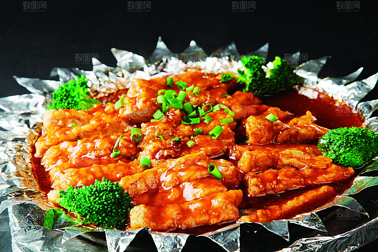 铁板酱香肉扒高清图片设计素材