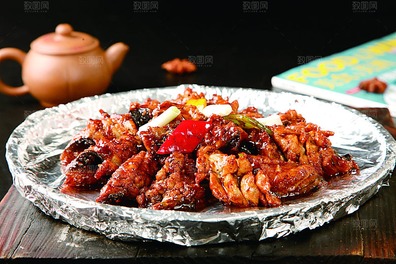 铁板烧白鳝球高清图片设计素材