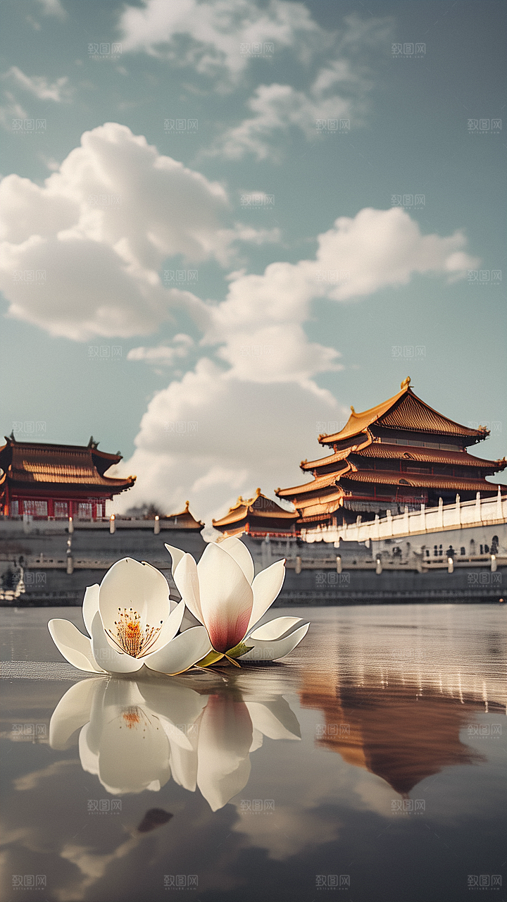 中国风建筑摄影图
