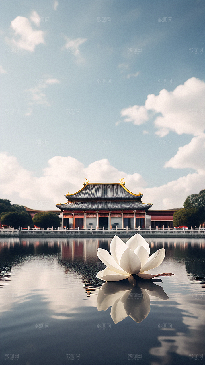 中国风建筑摄影图