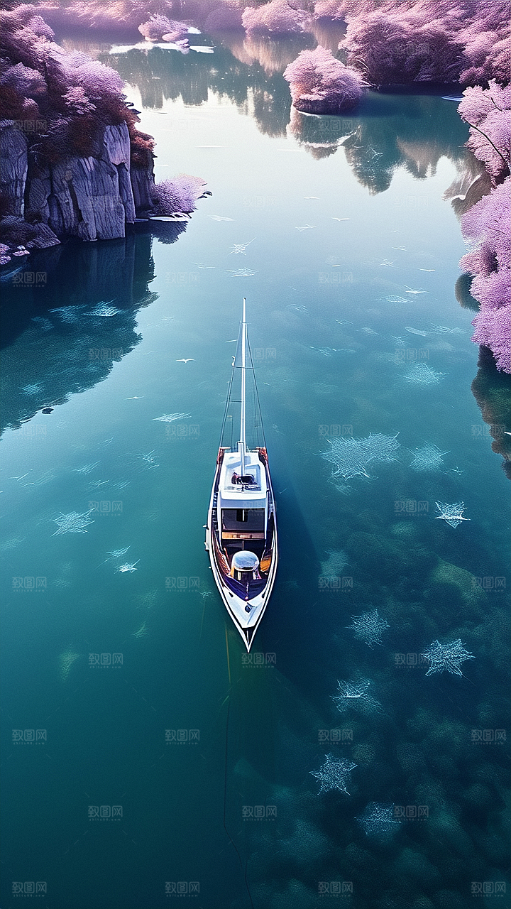 美丽河流景观图片
