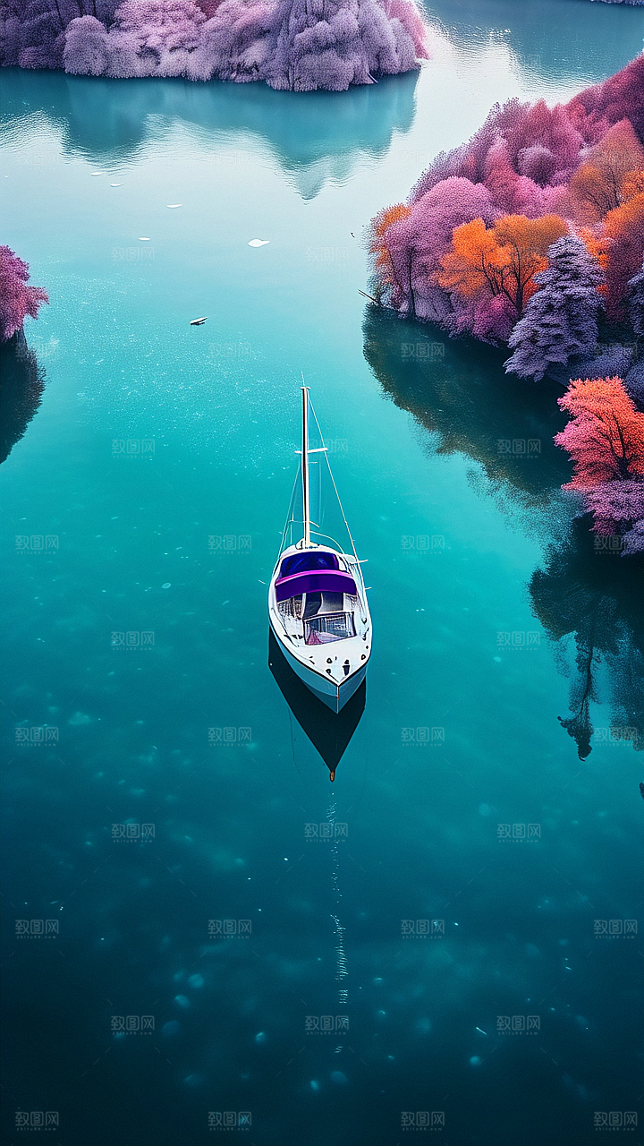 美丽河流景观图片