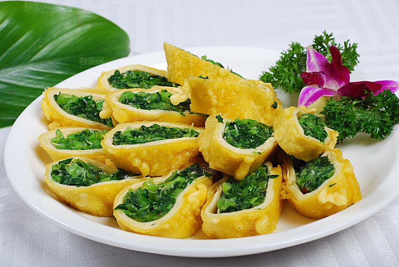 虎皮香椿餐饮高清图片素材