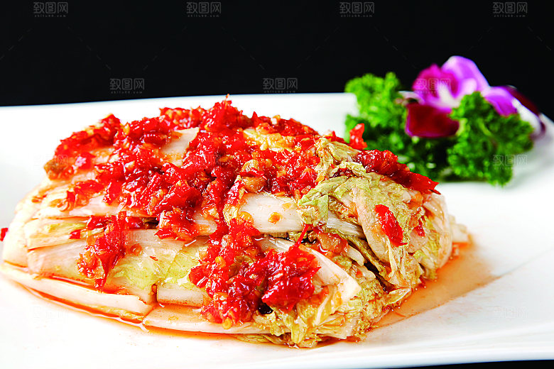 风味娃娃菜餐饮高清图片素材