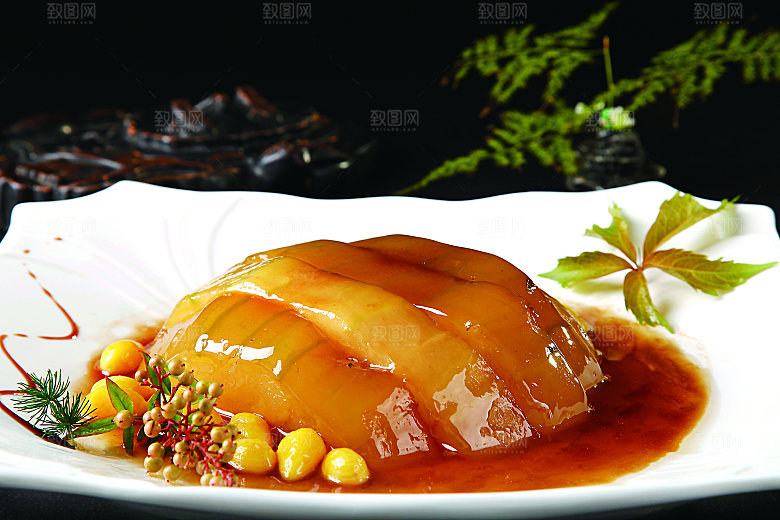 秘制冬瓜扣餐饮高清图片素材