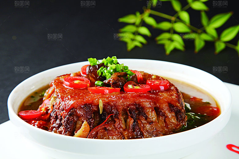 秘制大酥肉餐饮高清图片素材